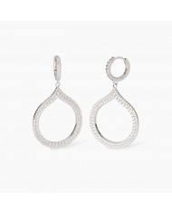 Orecchini in argento 925/°°° e zirconi  Mabina