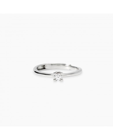 Anello in argento 925/°°° diamanti lab-grown