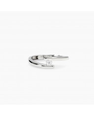 Anello in argento 925/°°° diamanti lab-grown
