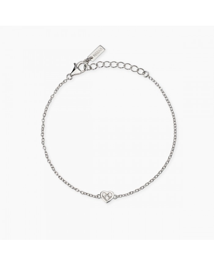 Bracciale in argento 925/°°° diamanti lab-grown