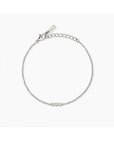 Bracciale in argento 925/°°° diamanti lab-grown