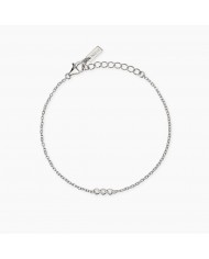 Bracciale in argento 925/°°° diamanti lab-grown