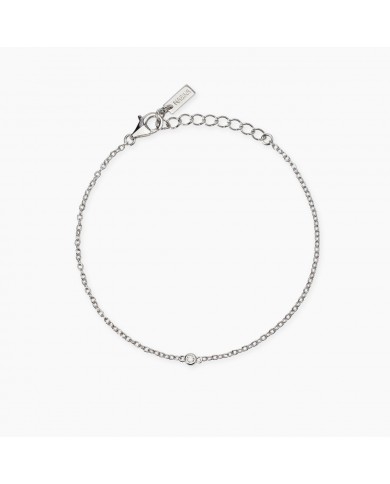 Bracciale in argento 925/°°° diamanti lab-grown
