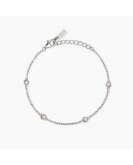 Bracciale in argento 925/°°° diamanti lab-grown