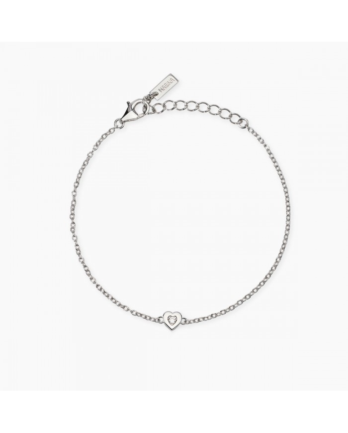 Bracciale in argento 925/°°° diamanti lab-grown