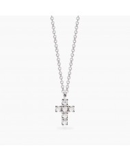 Girocollo in argento 925/°°° diamanti lab-grown