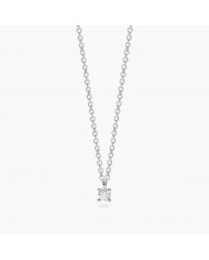 Girocollo in argento 925/°°° diamanti lab-grown