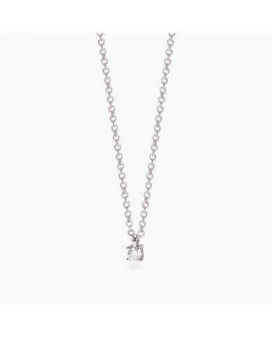 Girocollo in argento 925/°°° diamanti lab-grown