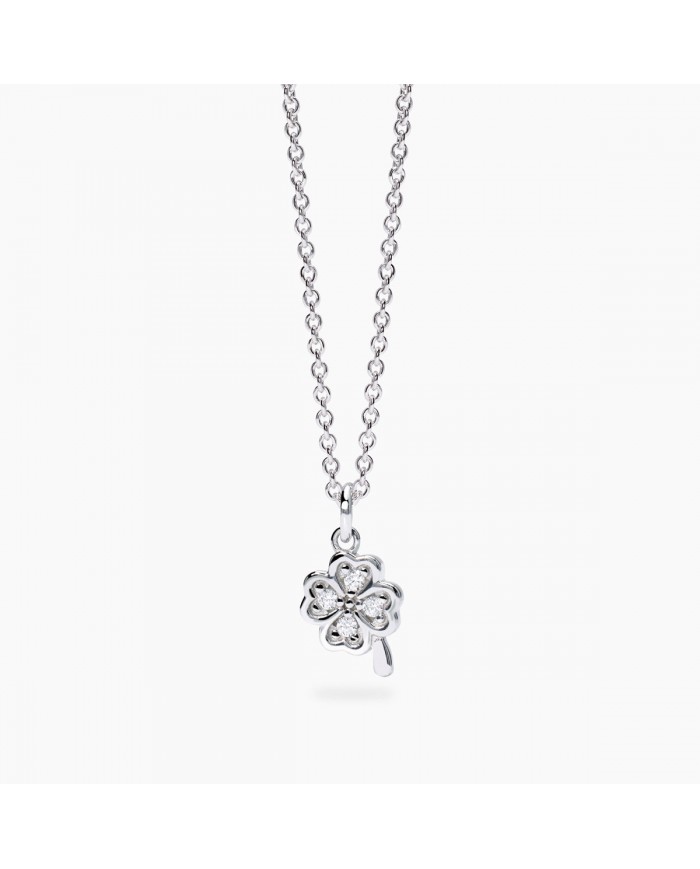 Girocollo in argento 925/°°° diamanti lab-grown