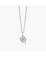 Girocollo in argento 925/°°° diamanti lab-grown