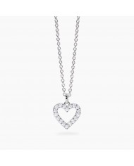 Girocollo in argento 925/°°° diamanti lab-grown
