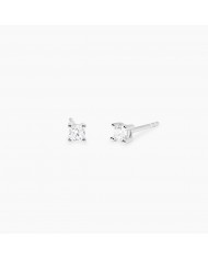 Orecchini in argento 925/°°° diamanti lab-grown