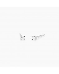 Orecchini in argento 925/°°° diamanti lab-grown