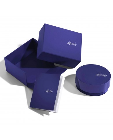 Anello RECARLO a fascia  3 file con diamanti certificati