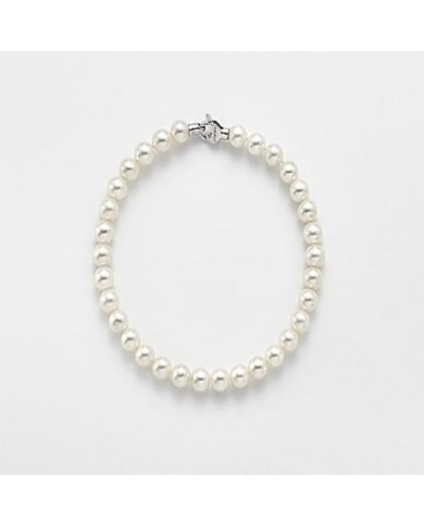 BRACCIALE perle MIKIKO 18K     Fresh Water MIDUS 5,5-6 coppette