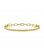 Kidult  Base Bracciale in acciaio 316L PVD   Gold