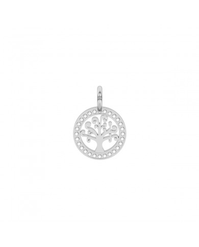 Kidult By You   Ciondolo in acciaio 316L cristalli