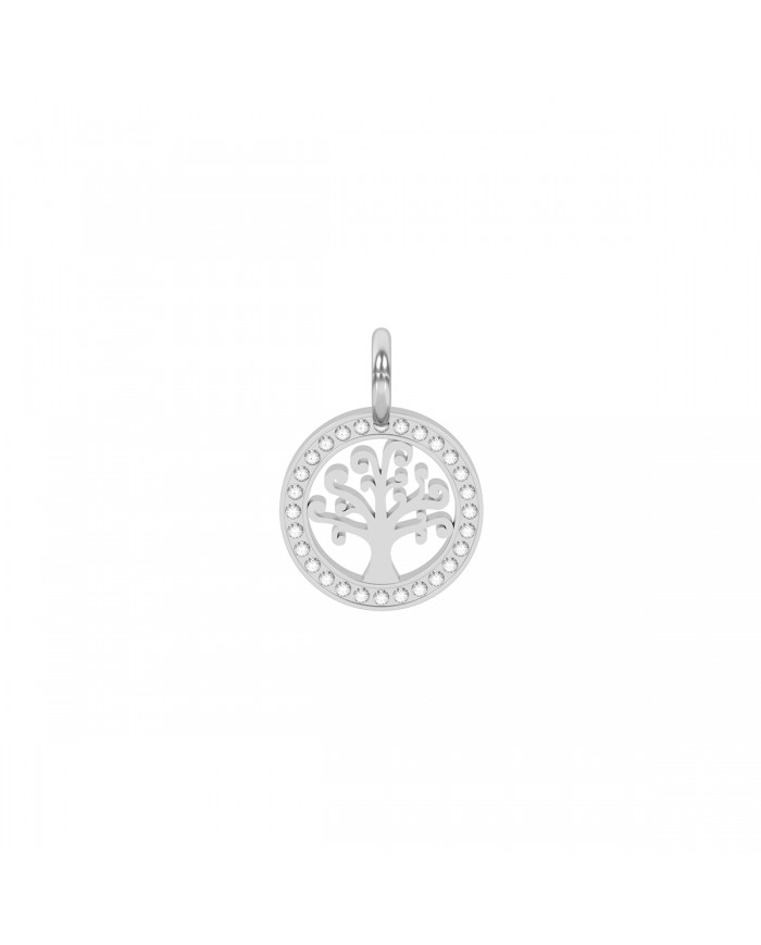 Kidult By You   Ciondolo in acciaio 316L cristalli