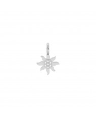 Kidult by You  Ciondolo in acciaio 316L PVD   Gold e  cristalli