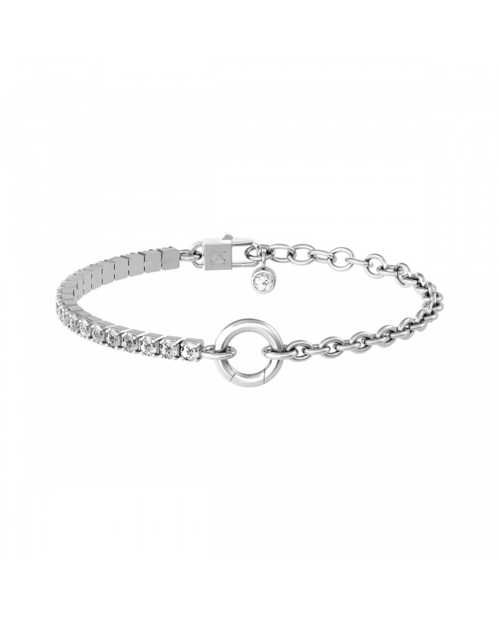Kidult by You  Base Bracciale in acciaio 316L e    zirconi