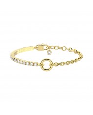 Kidult by You  Bracciale in acciaio 316L cristalli