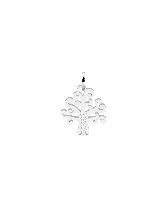 Kidult by You  Ciondolo in acciaio 316L cristalli