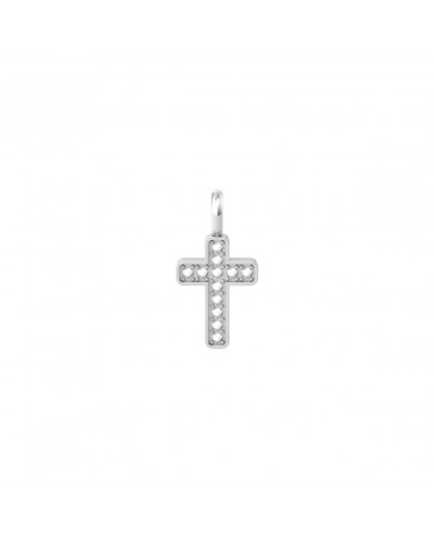 Kidult by You   Ciondolo in acciaio 316L cristalli