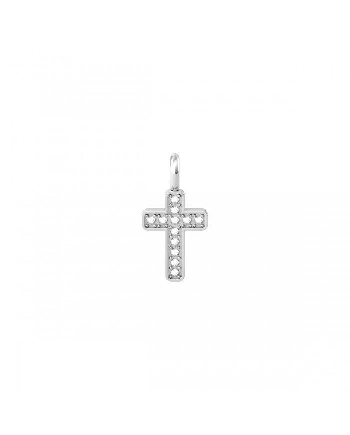 Kidult by You   Ciondolo in acciaio 316L cristalli