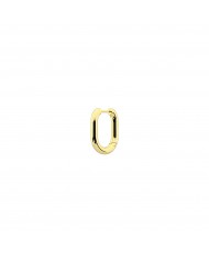 Kidult by You  Base Mono Orecchino in acciaio 316L PVD giallo