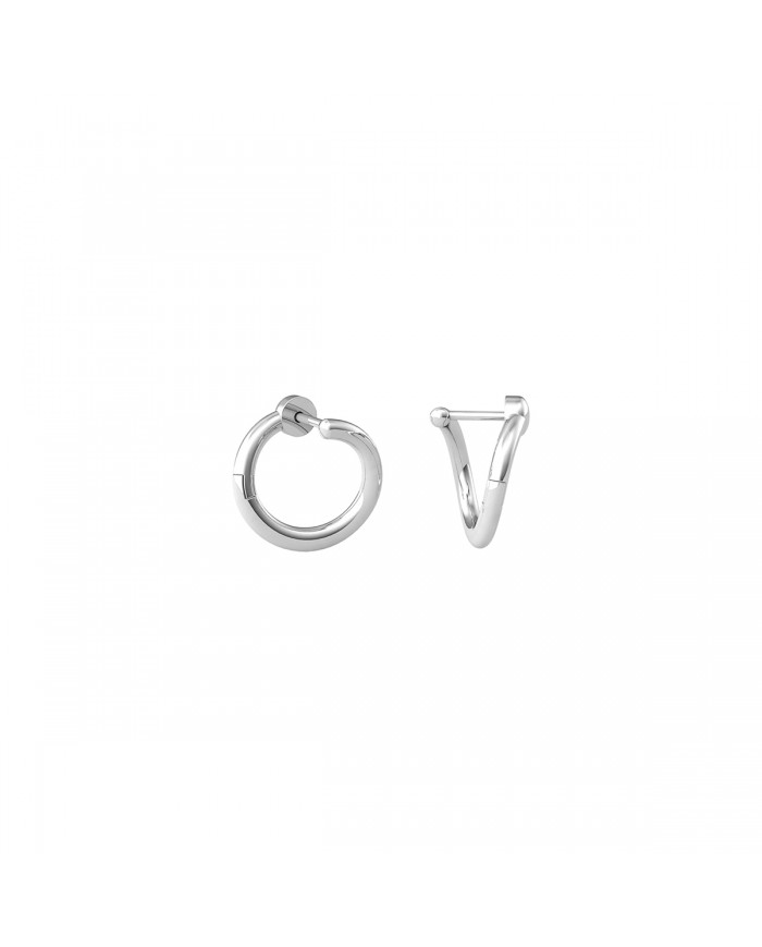 Kidult by You  Orecchini dx e sx  in acciaio 316L