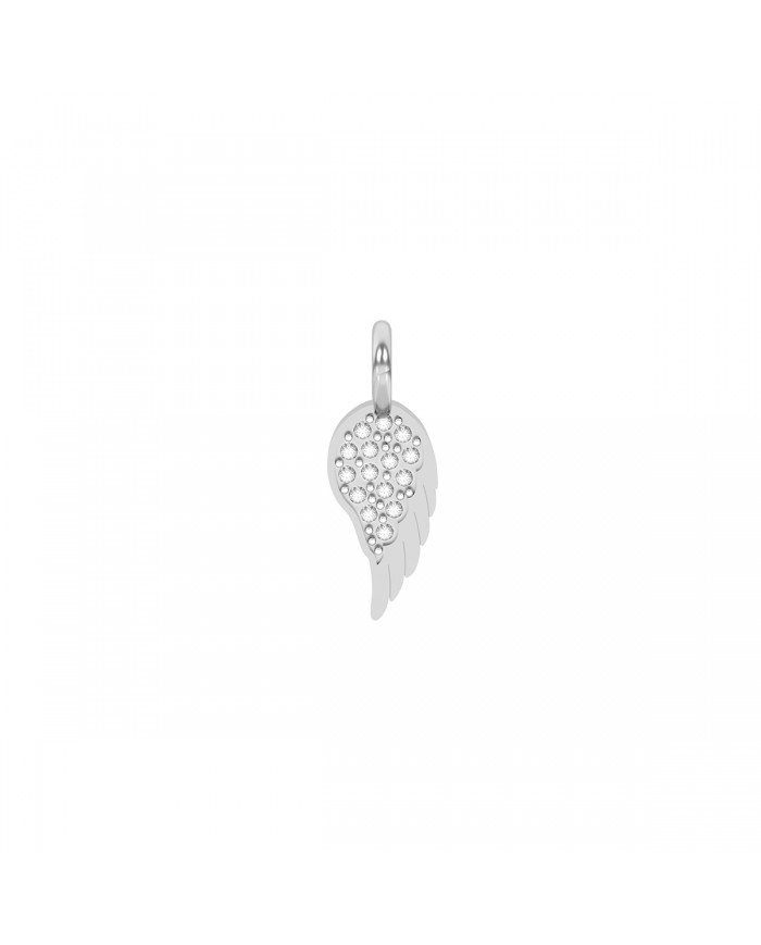 Kidult by You   Ciondolo in acciaio 316L cristalli