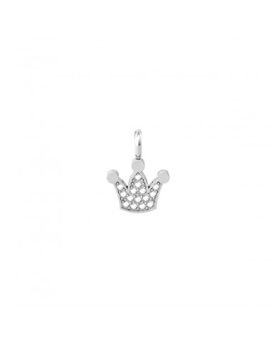 Kidult by You  Ciondolo in acciaio 316L cristalli