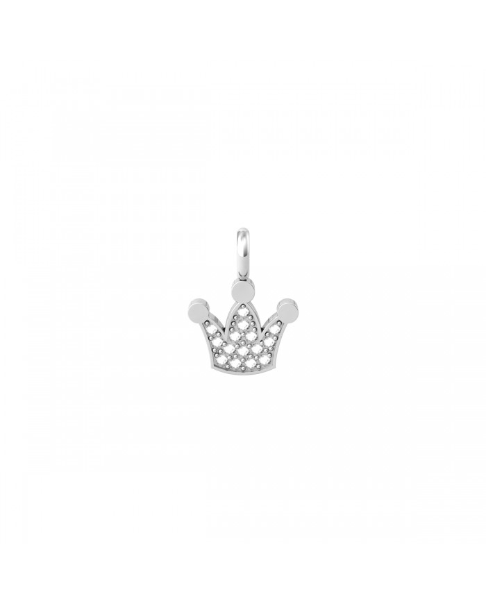 Kidult by You  Ciondolo in acciaio 316L cristalli