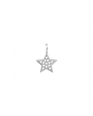 Kidult by You  Ciondolo in acciaio 316L cristalli