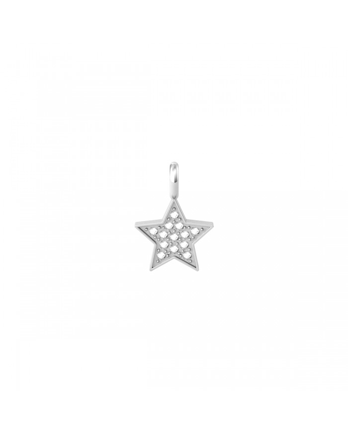 Kidult by You  Ciondolo in acciaio 316L cristalli