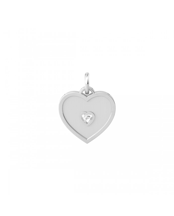 Kidult by You   Ciondolo in acciaio 316L cristalli