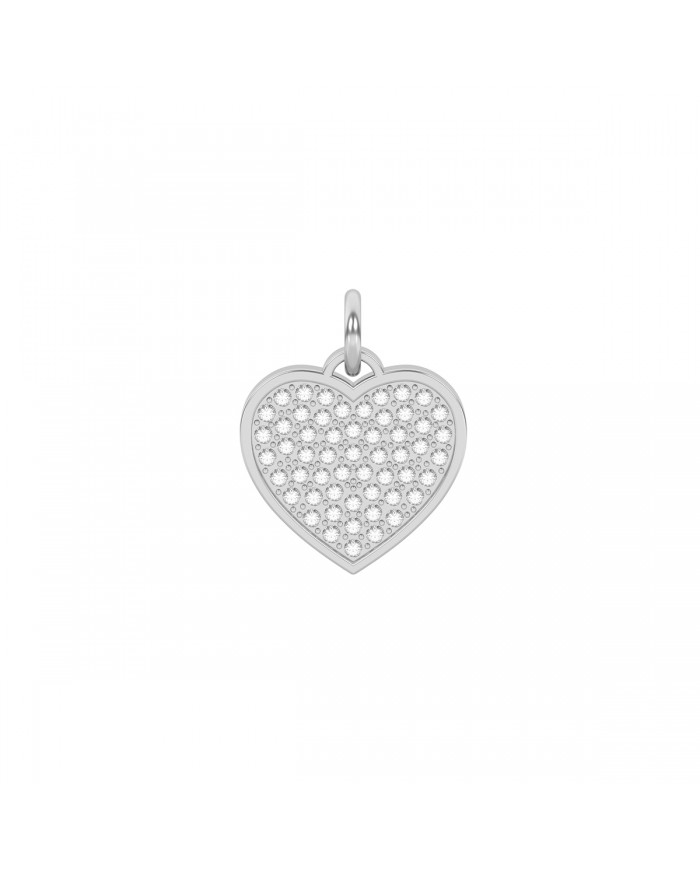 Kidult by You   Ciondolo in acciaio 316L cristalli