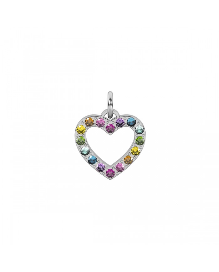 Kidult by You   Ciondolo in acciaio 316L cristalli