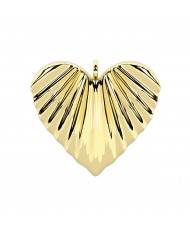 Kidult by You   Ciondolo in acciaio 316L PVD giallo cristalli