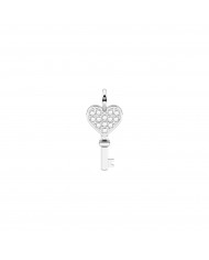 Kidult by You   Ciondolo in acciaio 316L cristalli