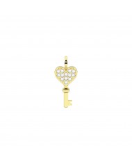 Kidult by You  Ciondolo in acciaio 316L PVD giallo smalto cris