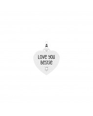 Kidult by You  Ciondolo in acciaio 316L cristalli