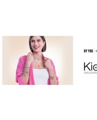 Kidult by You  Ciondolo in acciaio 316L cristalli