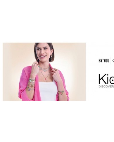 Kidult by You  Ciondolo in acciaio 316L glass