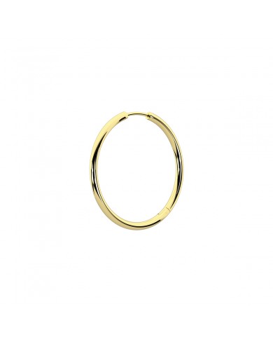 Kidult You   Orecchino in acciaio 316L PVD giallo