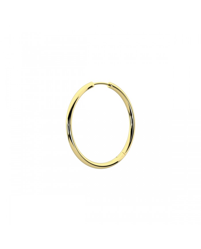 Kidult You   Orecchino in acciaio 316L PVD giallo