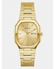 Orologio Guess uomo GUW OLIVER 3H 35 mm CHAMP.    Cinturino Acciaio Gold  Datario