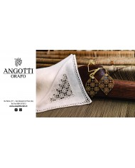 ORECCHINI IN ARGENTO 925 PLACCATO ORO GIALLO 24 ct a 1 mcrCOLLEZIONE RICAMI