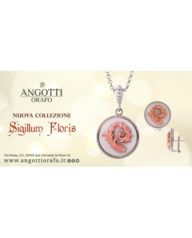 Orecchini in argento 925/°°° con smaltoCollezione Sigillum Floris
