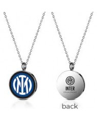 Collana e MEDAGLIA  "INTER" ACCIAIO